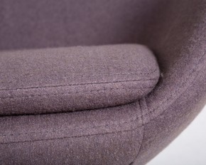 Кресло дизайнерское DOBRIN EGG, серая ткань AF7 в Белоярском (ХМАО) - beloiarskii.ok-mebel.com | фото 11