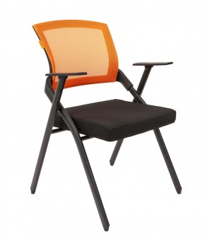 Кресло для посетителей CHAIRMAN NEXX (ткань стандарт черный/сетка DW-66) в Белоярском (ХМАО) - beloiarskii.ok-mebel.com | фото