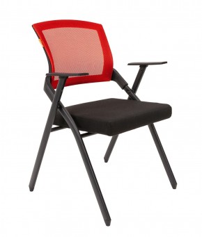 Кресло для посетителей CHAIRMAN NEXX (ткань стандарт черный/сетка DW-69) в Белоярском (ХМАО) - beloiarskii.ok-mebel.com | фото