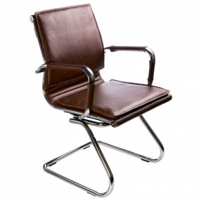 Кресло для посетителя Бюрократ CH-993-Low-V/Brown коричневый в Белоярском (ХМАО) - beloiarskii.ok-mebel.com | фото