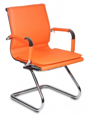 Кресло для посетителя Бюрократ CH-993-Low-V/orange оранжевый в Белоярском (ХМАО) - beloiarskii.ok-mebel.com | фото
