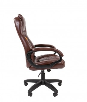Кресло для руководителя  CHAIRMAN 432 (Экокожа коричневая) в Белоярском (ХМАО) - beloiarskii.ok-mebel.com | фото 3