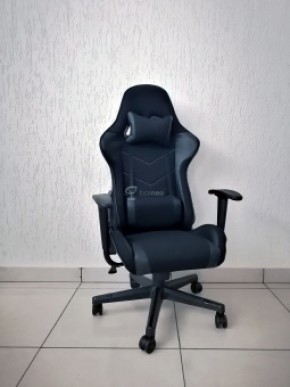 Кресло геймерское Barneo K-50 (черная сетка черные вставки) в Белоярском (ХМАО) - beloiarskii.ok-mebel.com | фото