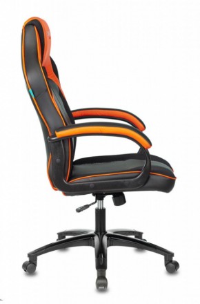 Кресло игровое Бюрократ VIKING 2 AERO ORANGE черный/оранжевый в Белоярском (ХМАО) - beloiarskii.ok-mebel.com | фото 3