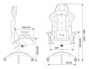 Кресло игровое Бюрократ VIKING 4 AERO BLUE черный/синий в Белоярском (ХМАО) - beloiarskii.ok-mebel.com | фото 4