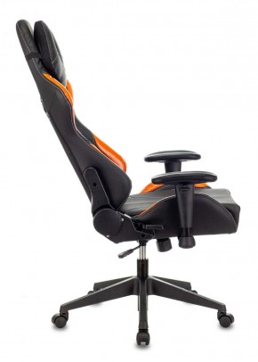 Кресло игровое Бюрократ VIKING 5 AERO ORANGE черный/оранжевый в Белоярском (ХМАО) - beloiarskii.ok-mebel.com | фото 2