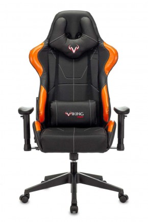 Кресло игровое Бюрократ VIKING 5 AERO ORANGE черный/оранжевый в Белоярском (ХМАО) - beloiarskii.ok-mebel.com | фото 3