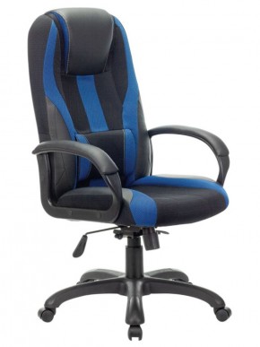 Кресло компьютерное BRABIX PREMIUM "Rapid GM-102" (экокожа/ткань, черное/синее) 532106 в Белоярском (ХМАО) - beloiarskii.ok-mebel.com | фото 1