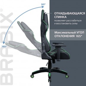 Кресло компьютерное BRABIX "GT Carbon GM-120" (черное/зеленое) 531929 в Белоярском (ХМАО) - beloiarskii.ok-mebel.com | фото 2