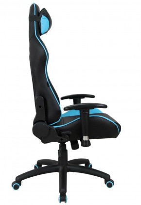 Кресло компьютерное BRABIX "GT Master GM-110" (черное/голубое) 531928 в Белоярском (ХМАО) - beloiarskii.ok-mebel.com | фото 3
