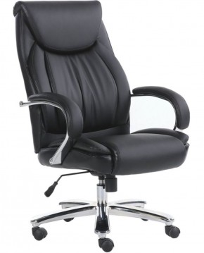 Кресло офисное BRABIX PREMIUM "Advance EX-575" (хром, экокожа, черное) 531825 в Белоярском (ХМАО) - beloiarskii.ok-mebel.com | фото 1
