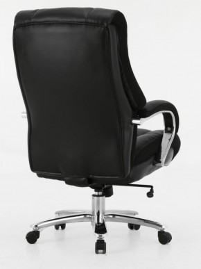 Кресло офисное BRABIX PREMIUM "Bomer HD-007" (рециклированная кожа, хром, черное) 531939 в Белоярском (ХМАО) - beloiarskii.ok-mebel.com | фото 4