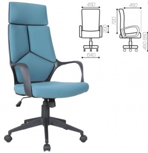Кресло офисное BRABIX PREMIUM "Prime EX-515" (ткань, голубое) 531568 в Белоярском (ХМАО) - beloiarskii.ok-mebel.com | фото 3