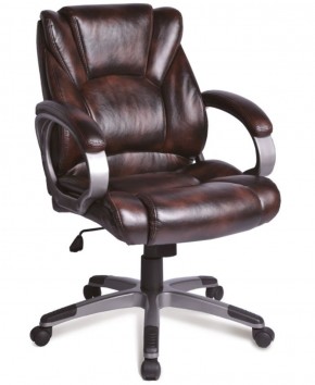 Кресло офисное BRABIX "Eldorado EX-504" (коричневое) 530875 в Белоярском (ХМАО) - beloiarskii.ok-mebel.com | фото 1