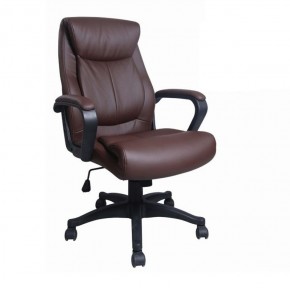 Кресло офисное BRABIX "Enter EX-511" (экокожа/коричневая) 531163 в Белоярском (ХМАО) - beloiarskii.ok-mebel.com | фото