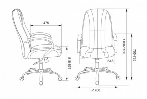 Кресло руководителя Бюрократ T-898SL/BLACK в Белоярском (ХМАО) - beloiarskii.ok-mebel.com | фото 4