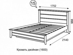 Кровать 1600 с ПМ София 15 в Белоярском (ХМАО) - beloiarskii.ok-mebel.com | фото 3