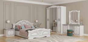 Кровать 2-х спальная 1600*2000 Грация (12.116) без основания (белый/серебро) в Белоярском (ХМАО) - beloiarskii.ok-mebel.com | фото 2