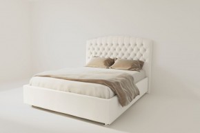 Кровать Берлин с ПМ 1600 (экокожа белая) в Белоярском (ХМАО) - beloiarskii.ok-mebel.com | фото 3