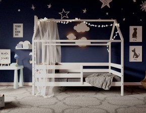 Кровать-домик 80*160 Белый в Белоярском (ХМАО) - beloiarskii.ok-mebel.com | фото 2
