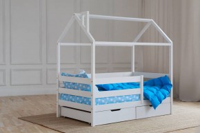 Кровать-домик 80*160 Белый в Белоярском (ХМАО) - beloiarskii.ok-mebel.com | фото 4