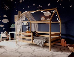 Кровать-домик 80*190 без покраски в Белоярском (ХМАО) - beloiarskii.ok-mebel.com | фото 3