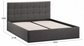 Кровать двуспальная Джоли с ПМ Тип 1 в Белоярском (ХМАО) - beloiarskii.ok-mebel.com | фото 4