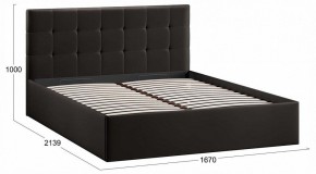 Кровать двуспальная Джоли с ПМ Тип 1 в Белоярском (ХМАО) - beloiarskii.ok-mebel.com | фото 4
