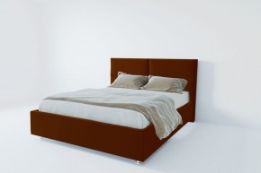 Кровать Корсика с ПМ 1600 (велюр бордо) в Белоярском (ХМАО) - beloiarskii.ok-mebel.com | фото 2