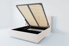 Кровать Корсика с ПМ 800 (экокожа белая) в Белоярском (ХМАО) - beloiarskii.ok-mebel.com | фото