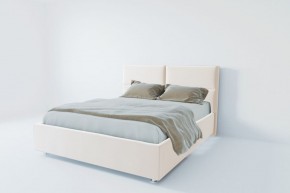 Кровать Корсика с ПМ 800 (экокожа белая) в Белоярском (ХМАО) - beloiarskii.ok-mebel.com | фото 2