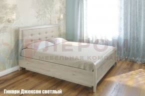 Кровать КР-1033 с мягким изголовьем в Белоярском (ХМАО) - beloiarskii.ok-mebel.com | фото