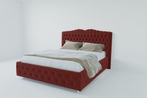 Кровать Нягань с ПМ 800 (велюр бордо) в Белоярском (ХМАО) - beloiarskii.ok-mebel.com | фото