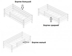 Кровать одноярусная Сонечка (800*1900) модульная в Белоярском (ХМАО) - beloiarskii.ok-mebel.com | фото 3