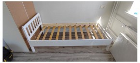 Кровать полутораспальная Белая эмаль в Белоярском (ХМАО) - beloiarskii.ok-mebel.com | фото 2