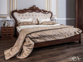 Кровать с мягким изголовьем Афина 1600 (караваджо) в Белоярском (ХМАО) - beloiarskii.ok-mebel.com | фото