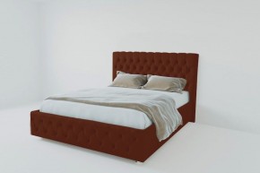 Кровать Версаль с ПМ 1200 (велюр бордо) в Белоярском (ХМАО) - beloiarskii.ok-mebel.com | фото
