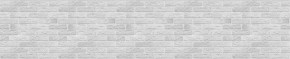 Кухонный фартук 610х3000х1,5 (композит) КМ Кирпич серый в Белоярском (ХМАО) - beloiarskii.ok-mebel.com | фото