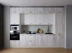 Кухонный гарнитур Бланка 3400 (Стол. 38мм) в Белоярском (ХМАО) - beloiarskii.ok-mebel.com | фото