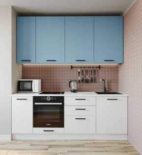 Кухонный гарнитур Капри 2200 h950 (Стол. 38мм) в Белоярском (ХМАО) - beloiarskii.ok-mebel.com | фото