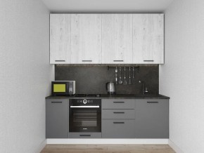 Кухонный гарнитур Санторини 2200 h 950 (Стол. 26мм) в Белоярском (ХМАО) - beloiarskii.ok-mebel.com | фото