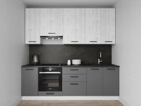 Кухонный гарнитур Санторини 2400 h950 (Стол. 26мм) в Белоярском (ХМАО) - beloiarskii.ok-mebel.com | фото