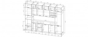 Кухонный гарнитур Санторини 3400 (Стол. 38мм) в Белоярском (ХМАО) - beloiarskii.ok-mebel.com | фото 2