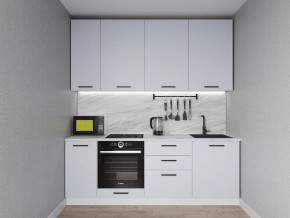 Кухонный гарнитур Смоки 2200 h950 (Стол. 38 мм) в Белоярском (ХМАО) - beloiarskii.ok-mebel.com | фото