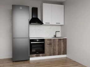 Кухонный гарнитур Старое Дерево 1600 h950 (Стол. 38мм) в Белоярском (ХМАО) - beloiarskii.ok-mebel.com | фото
