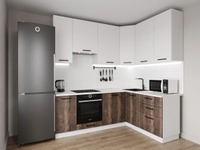 Кухонный гарнитур Старое Дерево 2200*1600 h950 (Стол. 38мм) в Белоярском (ХМАО) - beloiarskii.ok-mebel.com | фото