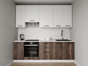 Кухонный гарнитур Старое Дерево 2400 h950 (Стол. 38мм) в Белоярском (ХМАО) - beloiarskii.ok-mebel.com | фото