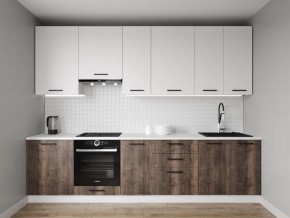 Кухонный гарнитур Старое Дерево 3000 h950 (Стол. 38мм) в Белоярском (ХМАО) - beloiarskii.ok-mebel.com | фото