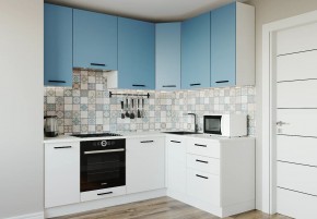 Кухонный гарнитур угловой Капри 2200х1600 h950 (Стол. 26мм) в Белоярском (ХМАО) - beloiarskii.ok-mebel.com | фото