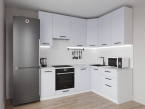 Кухонный гарнитур угловой Смоки 2200*1600 h950 (Стол. 26мм) в Белоярском (ХМАО) - beloiarskii.ok-mebel.com | фото